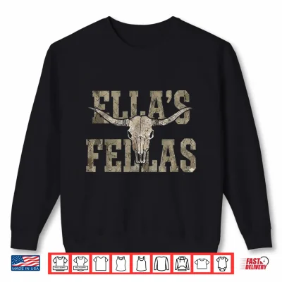 Sweatshirt Vintage Ella Name Gifts for Men Boys Kid Shirt