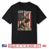 250 Years 250Th Anniversary 4Th Of July German Shepherd Dog Shirt