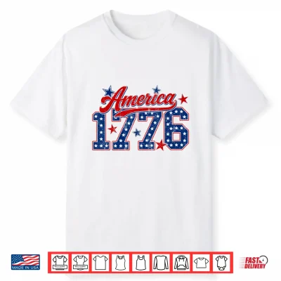 America 1776 Womens 250 Anniversary Usa Patriotic 250 Years Shirt