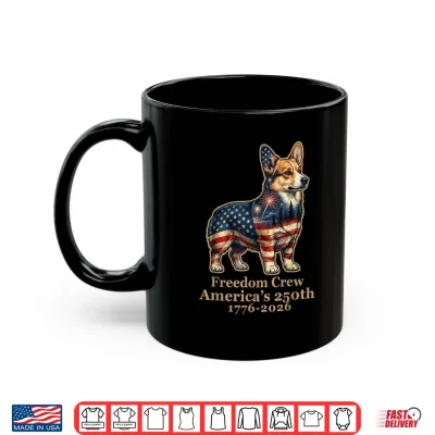 Corgi Dog America'S 250Th Anniversary 1776 2026 Shirt 3 Mug Corgi Dog Americas 250th Anniversary 1776 2026 Shirt
