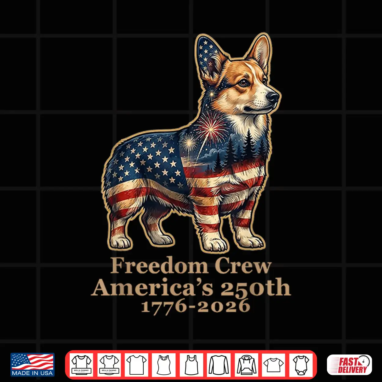 Corgi Dog America’S 250Th Anniversary 1776 2026 Shirt Corgi Dog America’S 250Th Anniversary 1776 2026 Shirt