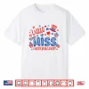 Little Miss Firecracker Funny 4Th Of July Cute Girl Toddler Shirt