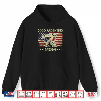 Mens Dogo Argentino Mom Dog Lovers American Flag 4Th Of July Performance Shirt 1 Hoodie Mens Dogo Argentino Mom Dog Lovers American Flag 4th of July Performance Shirt