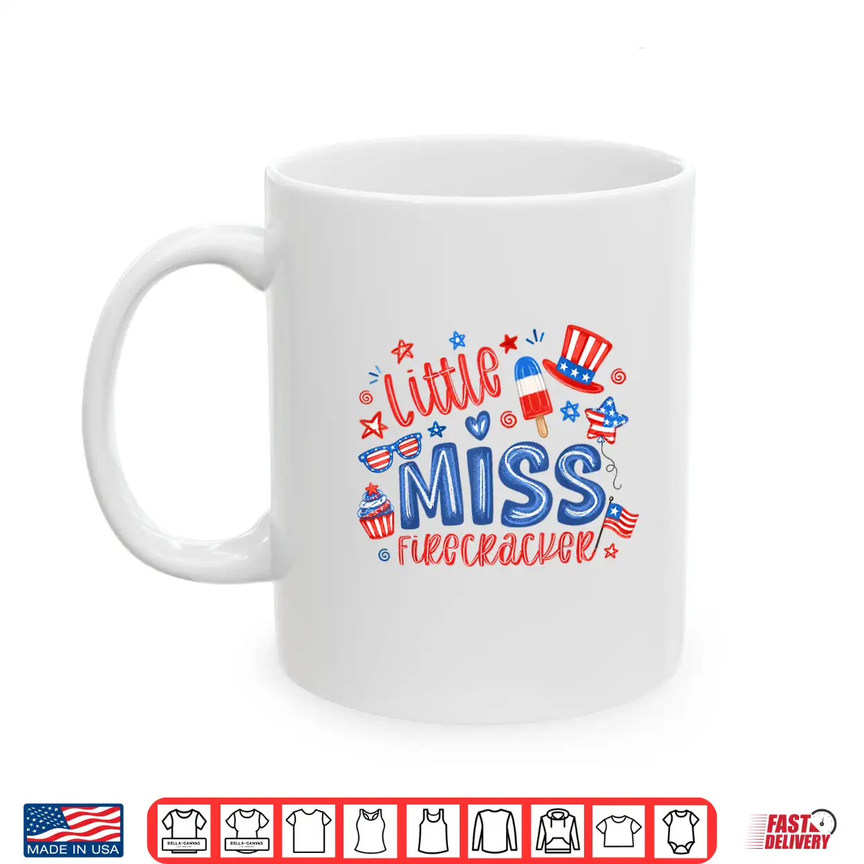 Little Miss Firecracker Funny 4Th Of July Cute Girl Toddler Shirt Little Miss Firecracker Funny 4Th Of July Cute Girl Toddler Shirt