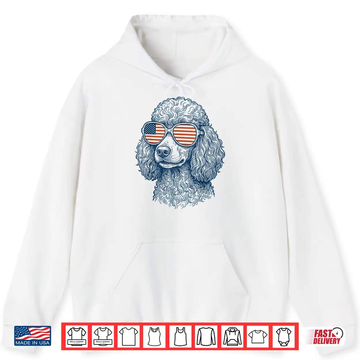 Patriotic Poodle Dog Mom Dad 4Th Of July Vintage Men Women Shirt Patriotic Poodle Dog Mom Dad 4Th Of July Vintage Men Women Shirt