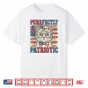 Purrfectly Patriotic Cat Vintage 4Th Of July Graphic Shirt