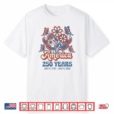 250 Anniversary Usa Merchandise Women Patriotic 4Th Of July Shirt