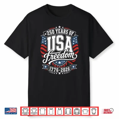250 Anniversary Usa Women Men Shirt