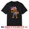 4Th Of July Bigfoot Sasquatch Fireworks America Patriotic Shirt