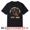 Faith Freedom 250 Years Us Flag Christian Men Women Kid Shirt