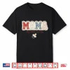 Mama Red White And Due Baby Reveal 4Th Of July Shirt