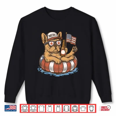 Merica Patriotic Frenchie 4Th Of July Shirt 2 Sweatshirt Merica Patriotic Frenchie 4th of July Shirt