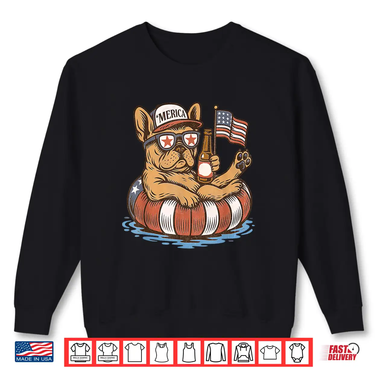 Merica Patriotic Frenchie 4Th Of July Shirt Merica Patriotic Frenchie 4Th Of July Shirt