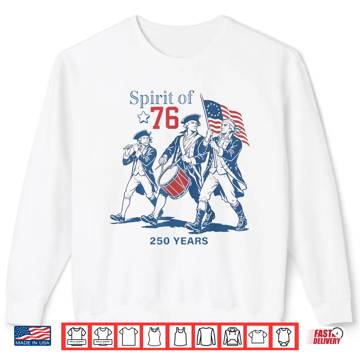 Spirit Of 76 Vintage 4Th Of July Patriotic 250 Years Us Flag Shirt Spirit Of 76 Vintage 4Th Of July Patriotic 250 Years Us Flag Shirt