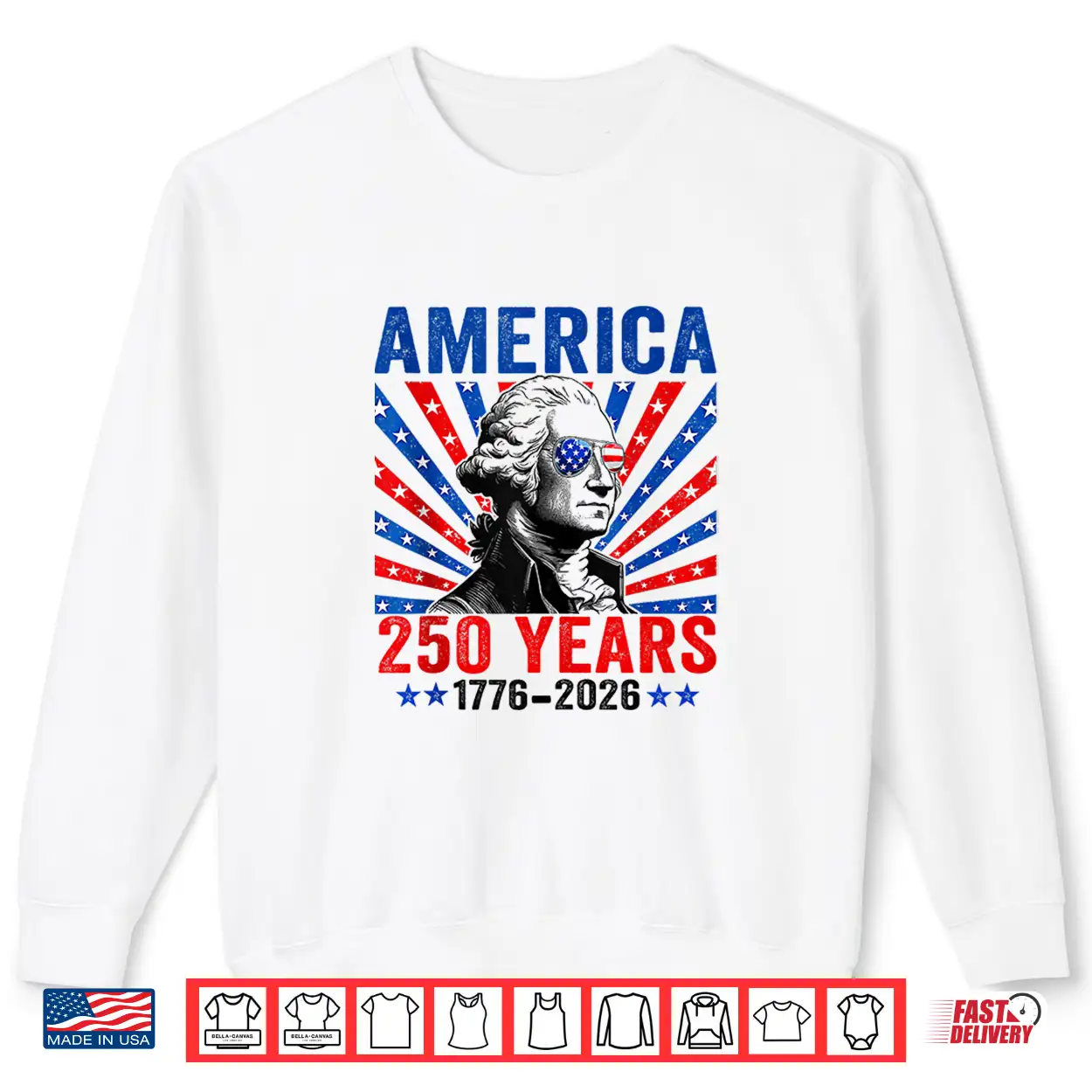 Vintage George Washington 250 Years America 4Th Of July Shirt Vintage George Washington 250 Years America 4Th Of July Shirt