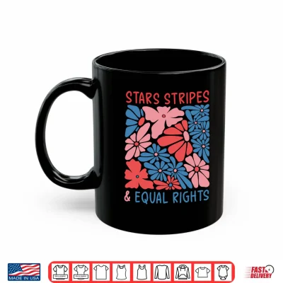Mug Stars Stripes and Equal Rights 4th of July Rights Performance Shirt