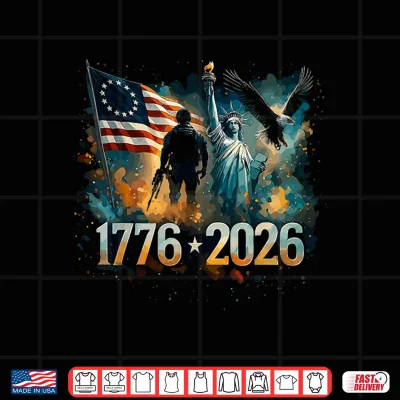 Design We The People 250 Years of Freedom 1776 2026 250th Birthday Shirt