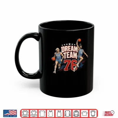 4Th Of July Basketball Dream Team '76 Since 1776 250 Years Shirt 3 Mug 4th of July Basketball Dream Team 76 Since 1776 250 Years Shirt