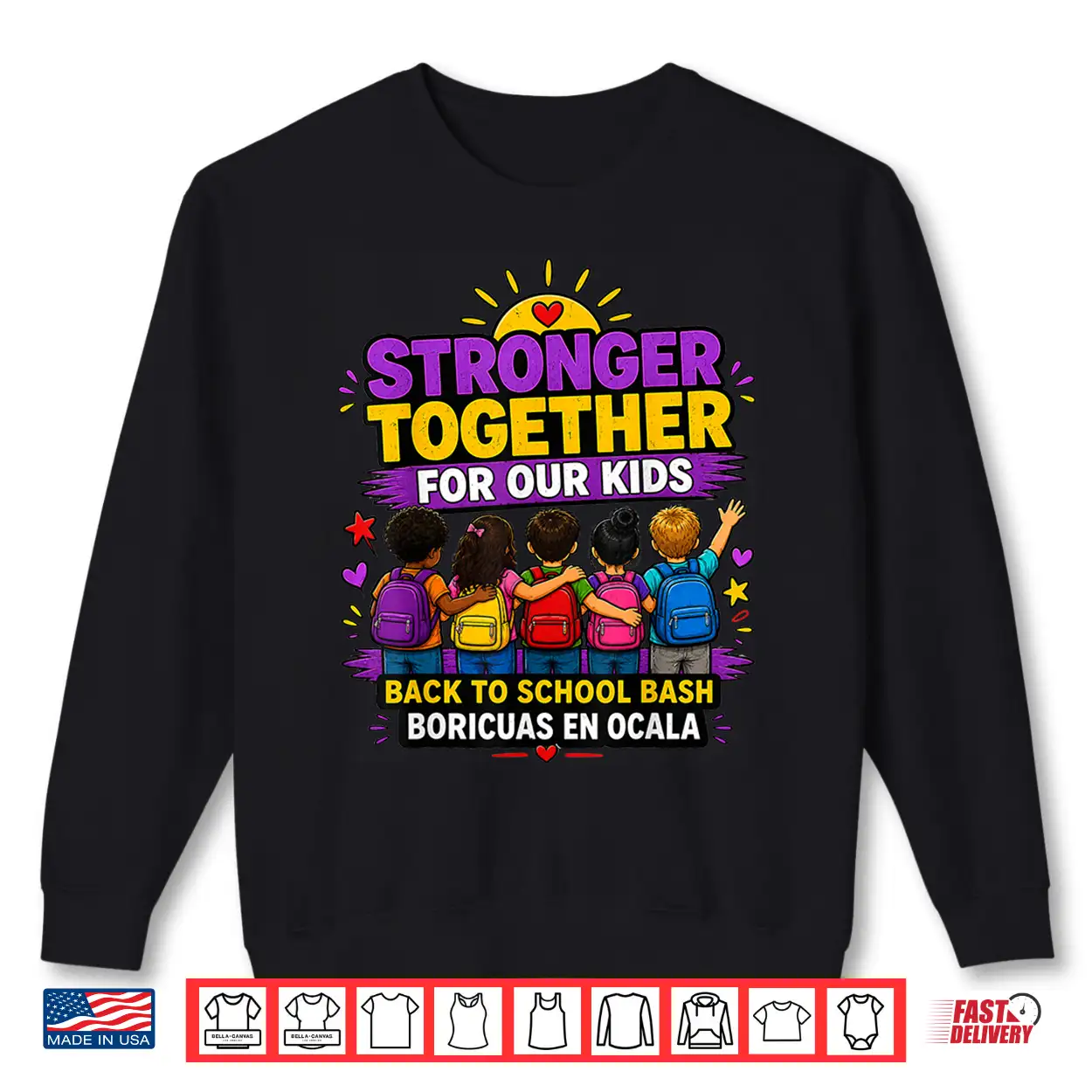 Stronger Together For Our Kids Community Design Shirt Stronger Together For Our Kids Community Design Shirt