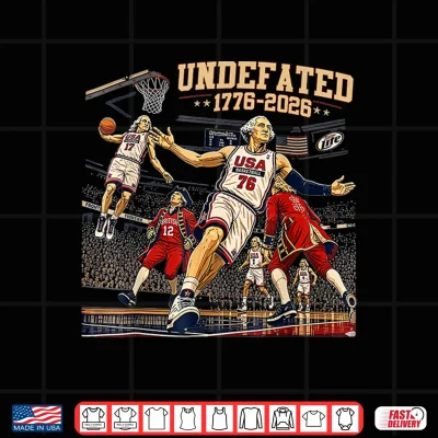 Undefeated 1776 2026 250 Years Basketball 4Th Of July Shirt 4 Design Undefeated 1776 2026 250 Years Basketball 4th of July Shirt