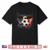 American Flag Soccer Ball 4Th Of July Patriotic Men Women Shirt