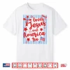 Loves Jesus And America Too 4Th Of July Christian Stripes Shirt