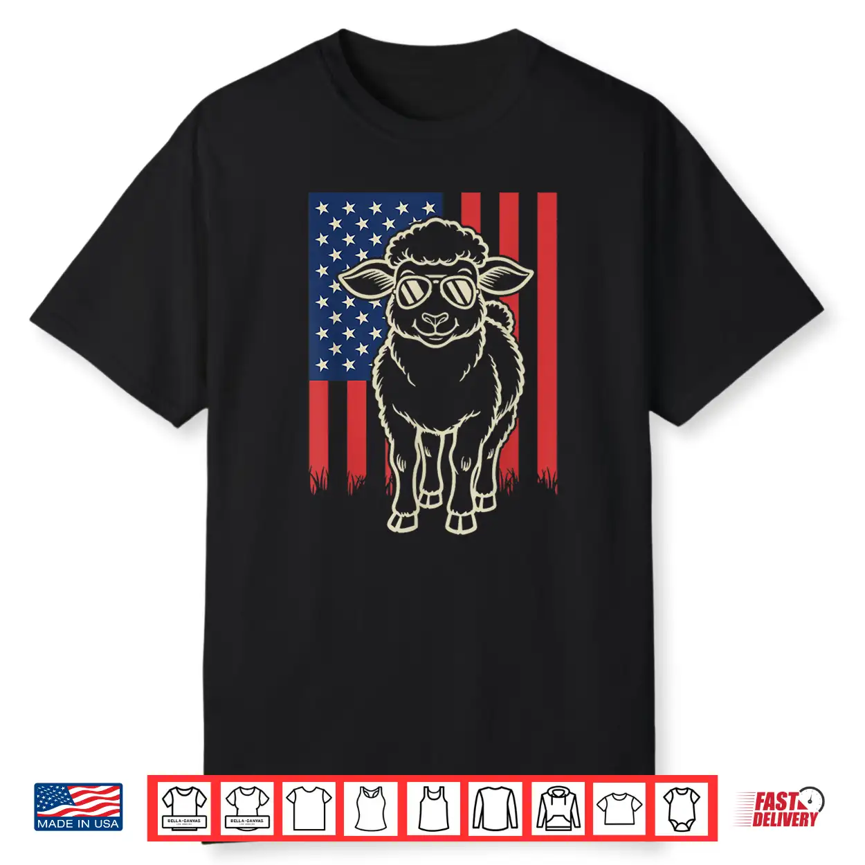 Sheep Lover Farmer Farm Animal 4Th Of July Shirt Sheep Lover Farmer Farm Animal 4Th Of July Shirt