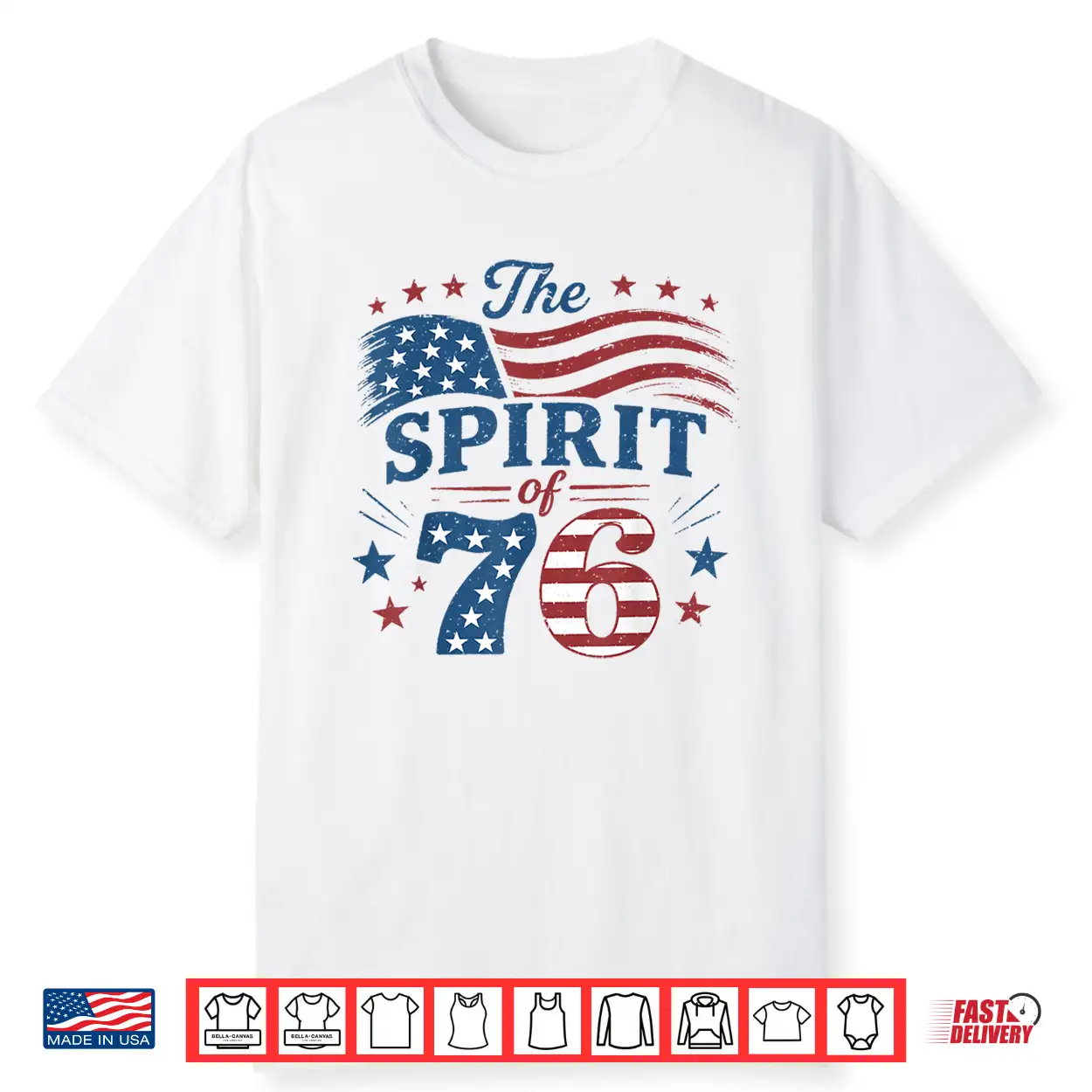 Spirit Of 76 Vintage 4Th Of July 250Th Anniversary Patriotic Shirt Spirit Of 76 Vintage 4Th Of July 250Th Anniversary Patriotic Shirt