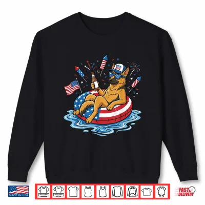 Retro German Shepherd Beer Usa 250Th Anniversary 4Th Of July Shirt 2 Sweatshirt Retro German Shepherd Beer USA 250th Anniversary 4th of July Shirt