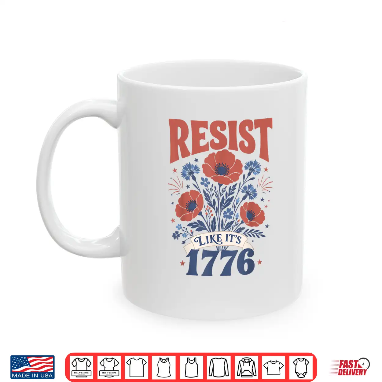 Retro Boho Floral Subtle Resist Like It’S 1776 250 Years Shirt Retro Boho Floral Subtle Resist Like It’S 1776 250 Years Shirt