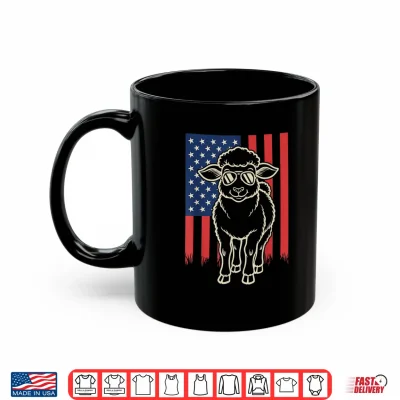 Sheep Lover Farmer Farm Animal 4Th Of July Shirt 3 Mug Sheep Lover Farmer Farm Animal 4th of July Shirt