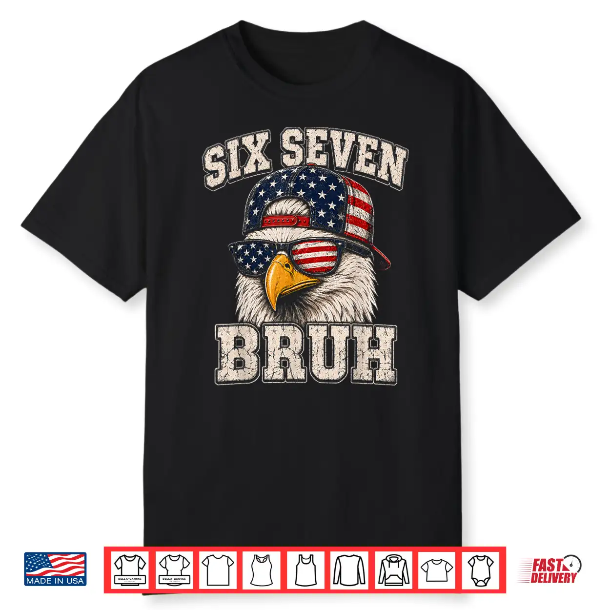 4Th Of July Boys Outfit 67 Six Seven Bruh American Patriotic Shirt 4Th Of July Boys Outfit 67 Six Seven Bruh American Patriotic Shirt