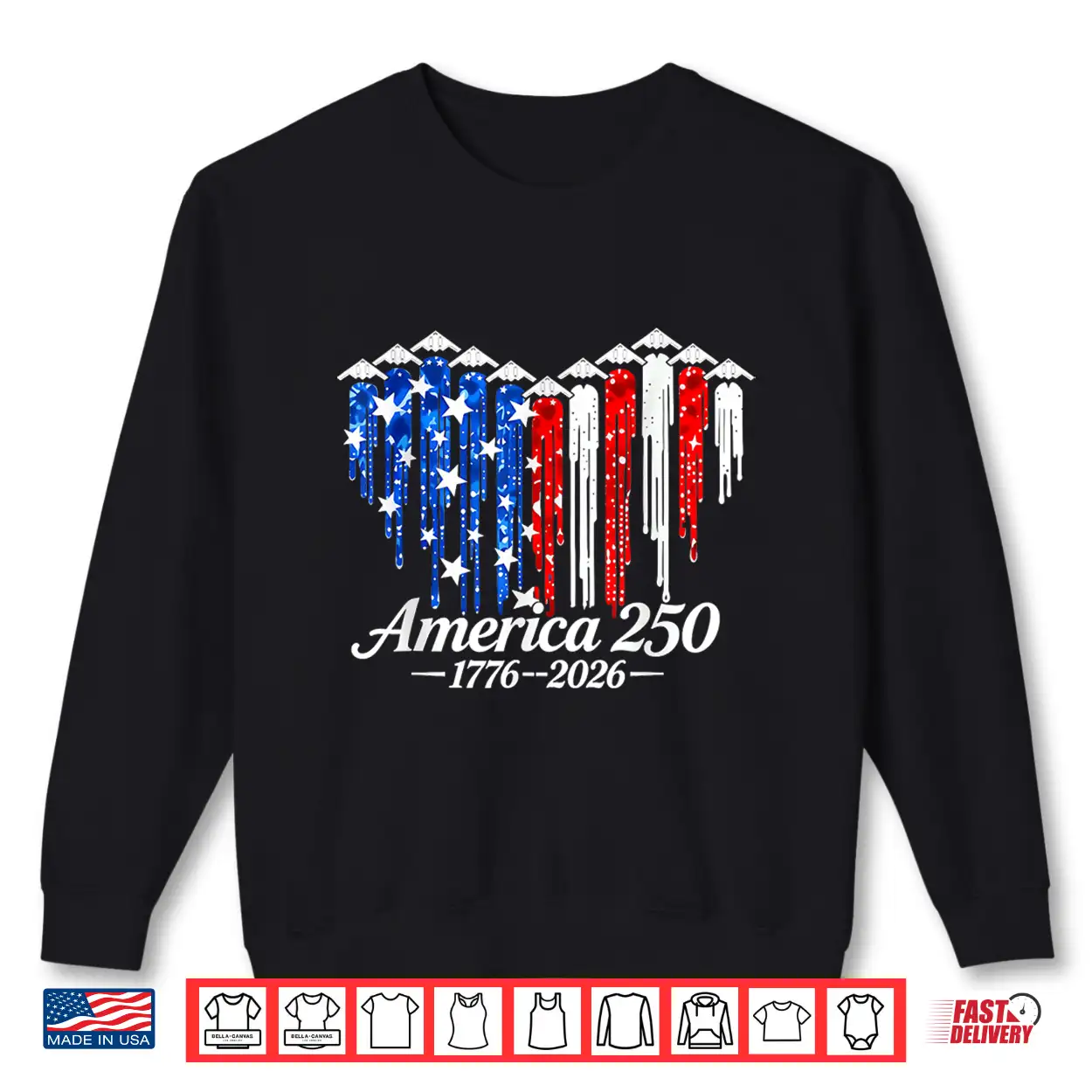250 Years 1776 2026 B2 Jets Heart Flag Birthday 4Th Of July Shirt 250 Years 1776 2026 B2 Jets Heart Flag Birthday 4Th Of July Shirt