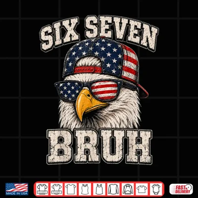 4Th Of July Boys Outfit 67 Six Seven Bruh American Patriotic Shirt 4 Design 4th of July Boys Outfit 67 Six Seven Bruh American Patriotic Shirt
