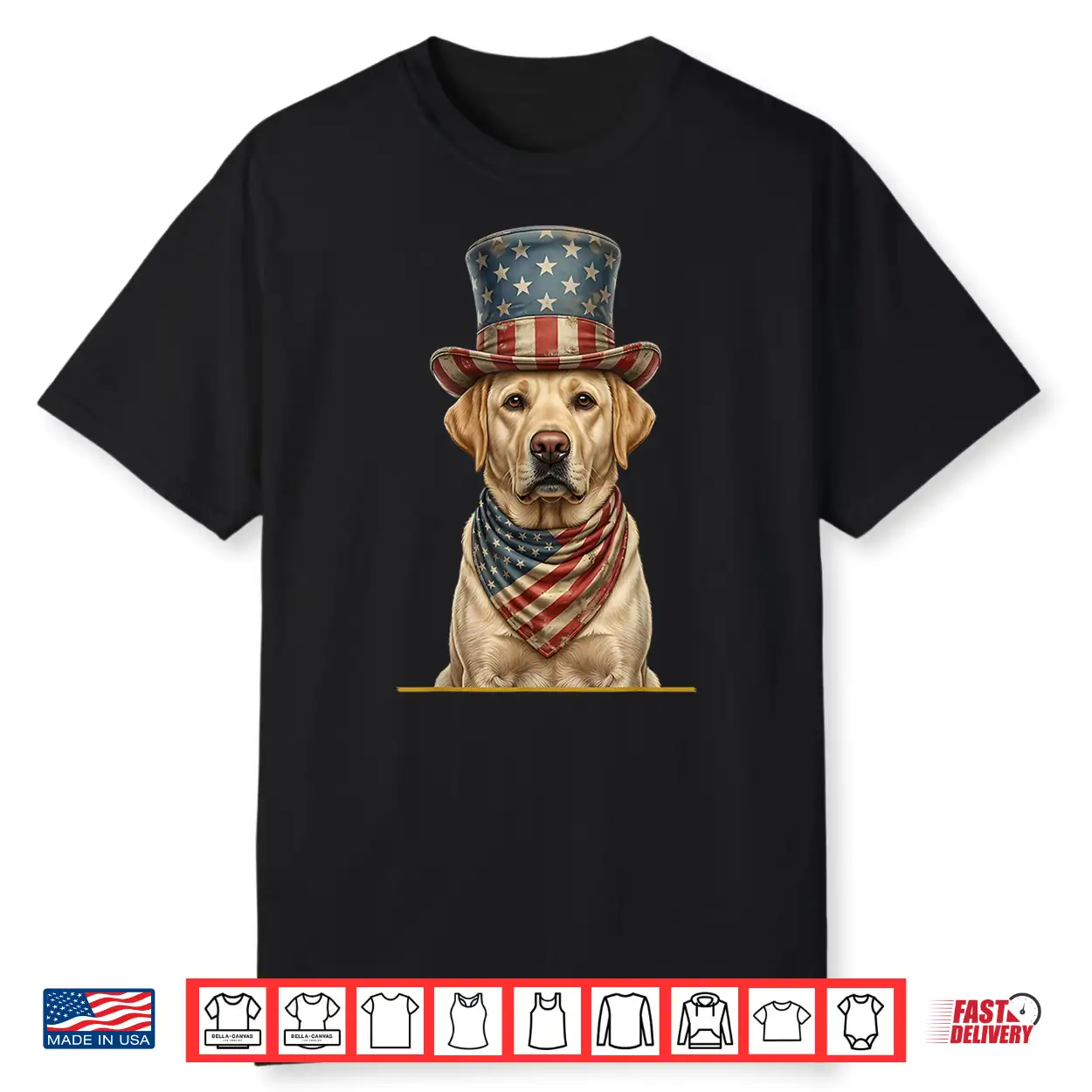 American Flag Patriotic Yellow Lab 4Th Of July Shirt American Flag Patriotic Yellow Lab 4Th Of July Shirt
