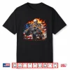 Patriotic Monster Truck Skeleton American Flag 4Th Of July Shirt