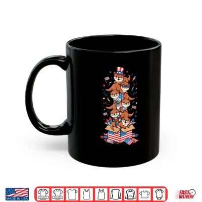 Funny Otter American Usa Flag Memorial Day 4Th Of July Shirt 3 Mug Funny Otter American USA Flag Memorial Day 4th of July Shirt