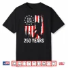 250 Years Of America Bigfoot Patriotic Usa American Flag Shirt