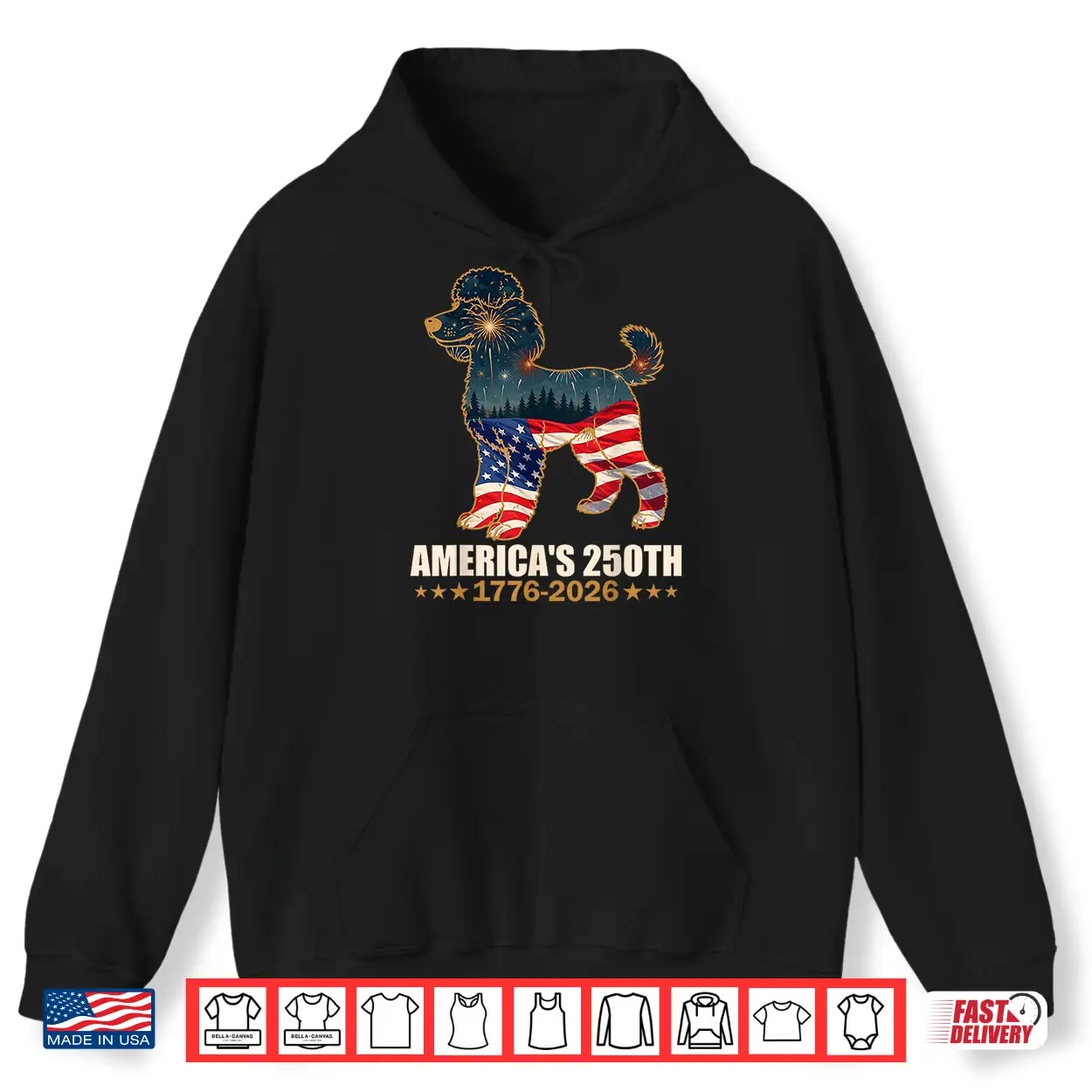 America’S 250Th Anniversary 1776 2026 Poodle Dog 4Th Of July Shirt America’S 250Th Anniversary 1776 2026 Poodle Dog 4Th Of July Shirt