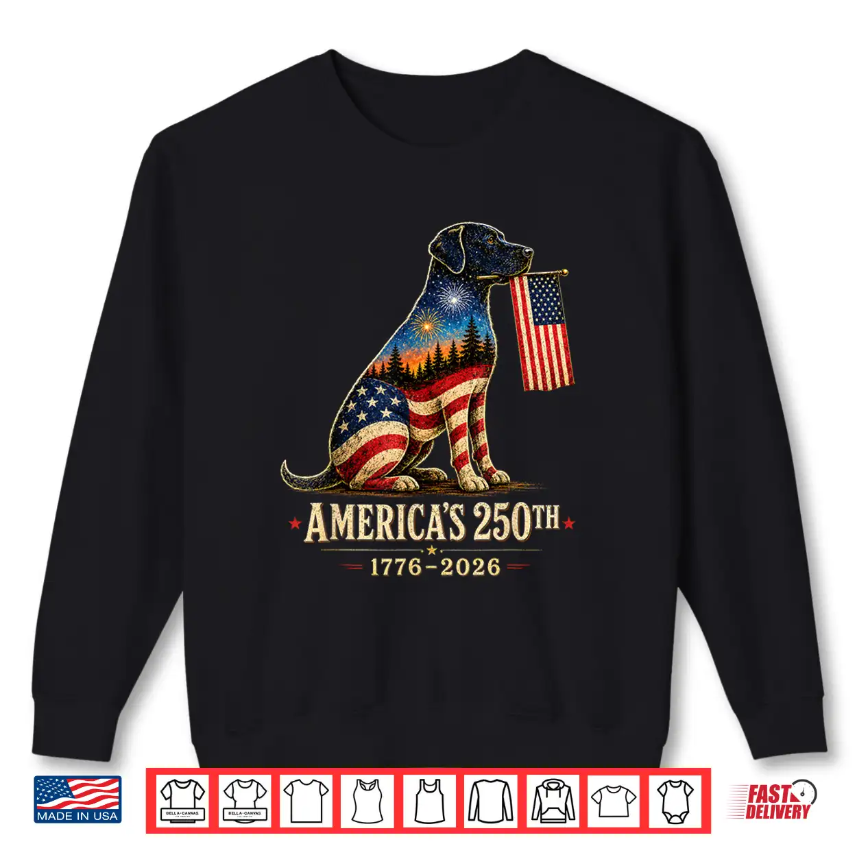 Labrador Retriever America’S 250Th Anniversary 4Th Of July Shirt Labrador Retriever America’S 250Th Anniversary 4Th Of July Shirt