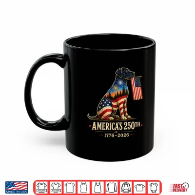 Labrador Retriever America'S 250Th Anniversary 4Th Of July Shirt 3 Mug Labrador Retriever Americas 250th Anniversary 4th of July Shirt