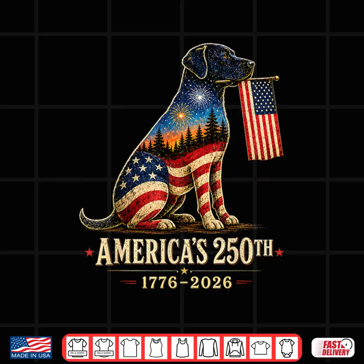 Labrador Retriever America’S 250Th Anniversary 4Th Of July Shirt Labrador Retriever America’S 250Th Anniversary 4Th Of July Shirt