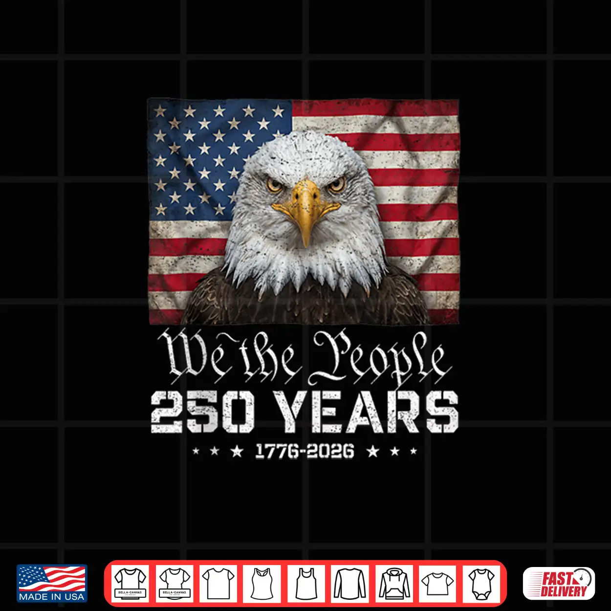 Patriotic Eagle Flag Liberty Bell 250 Years 1776 4Th Of July Shirt Patriotic Eagle Flag Liberty Bell 250 Years 1776 4Th Of July Shirt