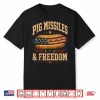 Funny Hotdog Pig Missiles Freedom 4Th Of July Bbq Patriotic Shirt