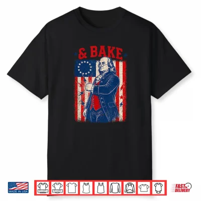 Funny Shake And Bake Patriotic 4Th Of July Couple Matching Shirt