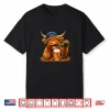 Highland Cow Drinking Beer Funny Animal Meme Lovers Men Shirt