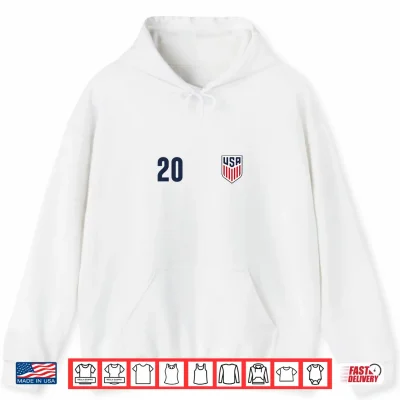 Hoodie Officially Licensed US Soccer Folarin Balogun Legacy 20 Shirt