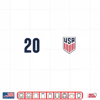 Design Officially Licensed US Soccer Folarin Balogun Legacy 20 Shirt