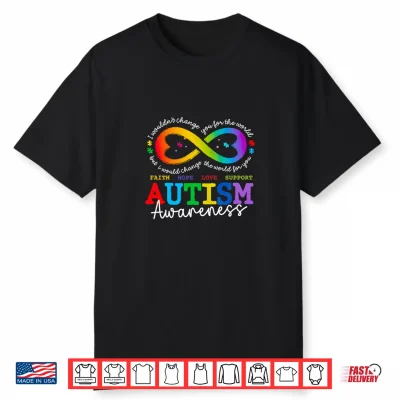 Autism Awareness Infinity Symbol Accept Understand Love Shirt