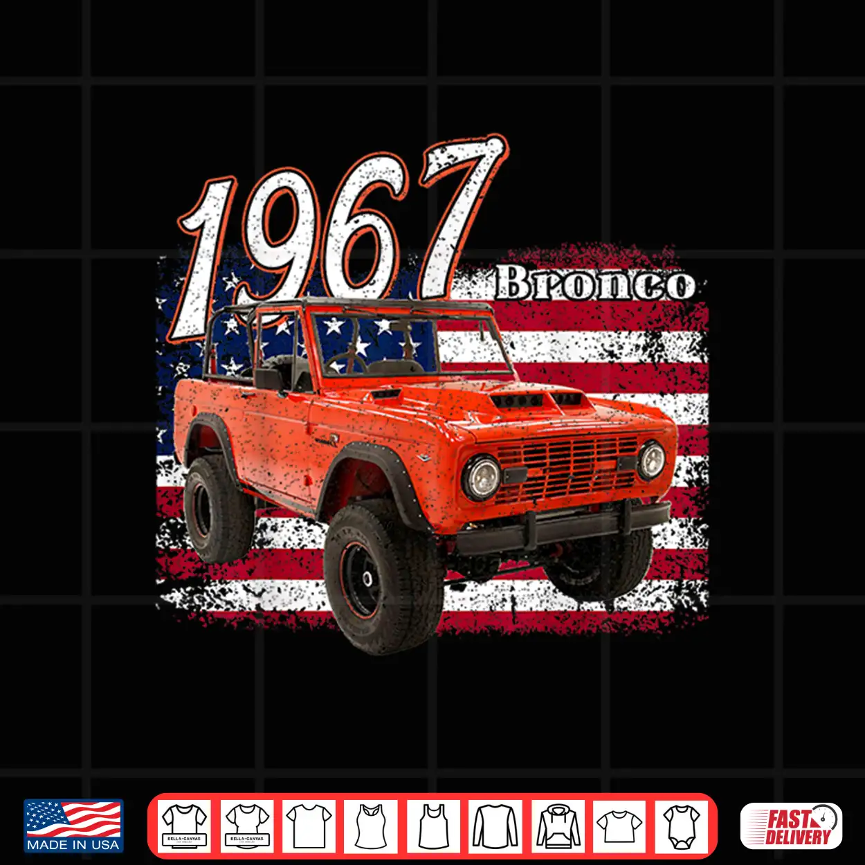 1967 67 Bronco Suv Car Shirt 1967 67 Bronco Suv Car Shirt